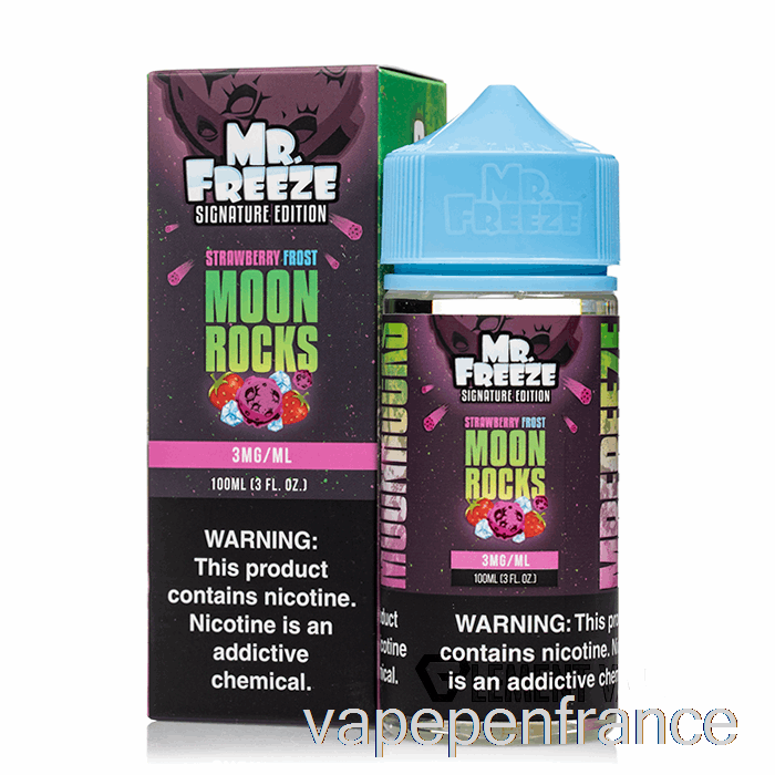 Moonrocks - Fraise Frost - Mr Freeze - 100 Ml 0 Mg Stylo Vape